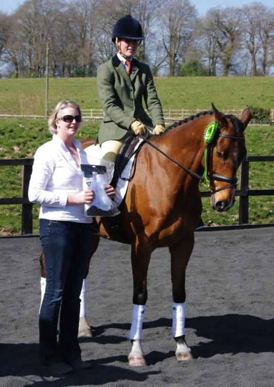 Samantha Parry and her beautiful horse Spring to Mind claimed the Reserve Title by a good margin of 11 points.