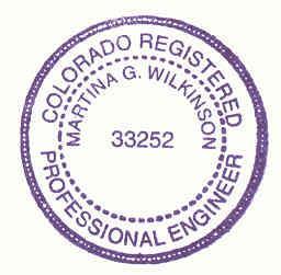 WILKINSON LLC t raffic engineering and t ransportation p lanning 3405 Harbor Way Fort Collins, CO 80524 phone: 970-988-0143 fax: 970-472-0223 martinawilkinson@msn.