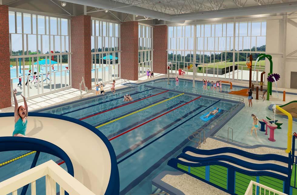 Coming Fall 2019 The Aquatic Center at Mylan Park The Aquatics Center at Mylan Park will include an impressive,