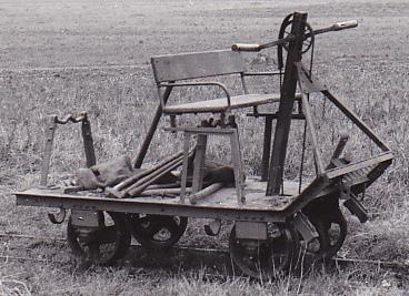 French Chain Car, 1950 s and possibly the first sitting down to propel