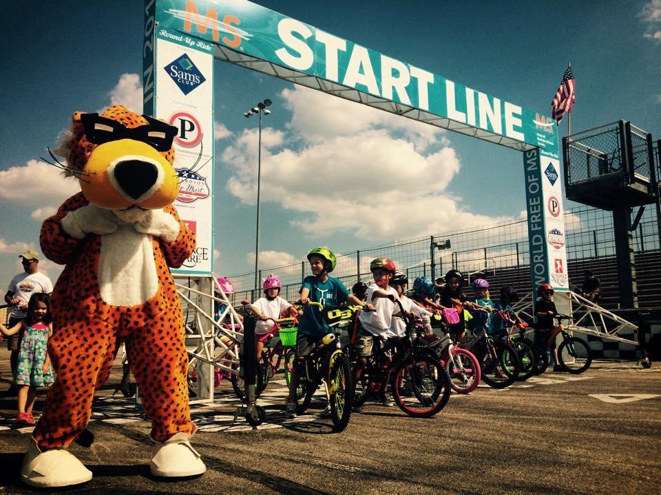 Bike MS Jr. The 5 th annual Bike MS Jr. ride will be held the afternoon of day one at the Texas Motor Speedway. Riders ages 5-14 years old can participate in a ride of their own! All Bike MS Jr.