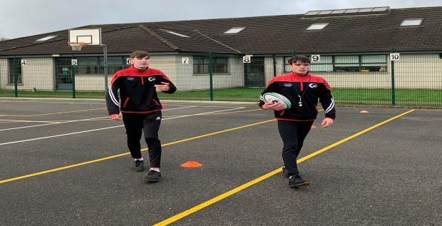 TY Tag Rugby Blitz We organised a tag rugby blitz for first and second years as part of