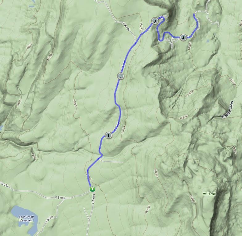 Leg #4 Nioche What You Are Thinking Mt. Terrill to Nioche Divide Trailhead Distance: 4.5 Miles Difficulty: 9 Route Description: This is the most difficult route of the race.