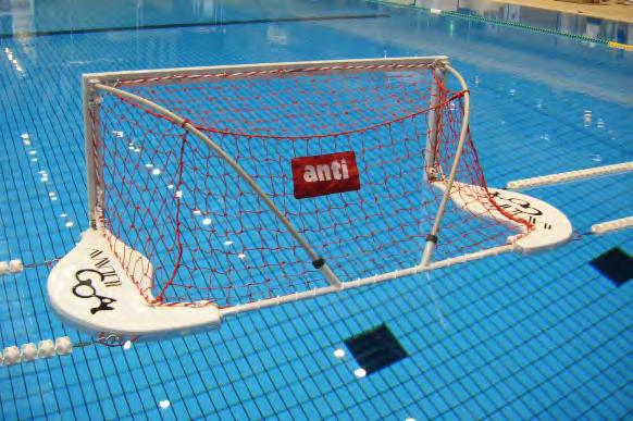 25 Water Polo Equipment Flippa/Junior Folding Goal The Folding Goal is also available in a junior Flippa version which is two-thirds the size of the Senior and produced