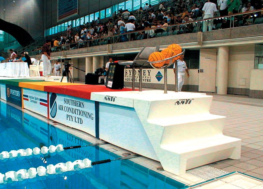 Officials Platform The Anti Wave Referees Walkway provide a stable, elevated platform running the full length of the field.