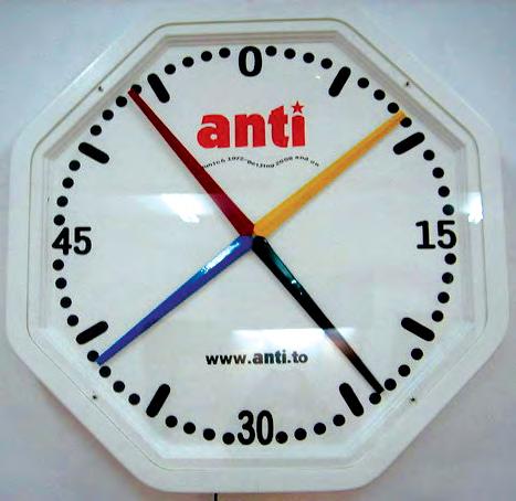 29 Swim Lap Timing Pace Clock (4 arms) The Anti Wave Pace clock was designed specifcally for top training facilities, and combines excellent design with funcitonality.