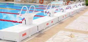 33 EndWall - FRP Anti Wave EndWall -Modular FRP FRP Modular EndWall The Anti Wave Endwall is designed to provide a safe and efficient means of managing competition and fitness swimming in an overflow