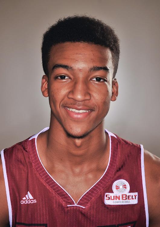 Christian Harrison» First time he touched the ball as a Trojan, he dunked a missed 3-pointer for his first career points» Played at Woodward Academy» Averaged 11 points, eight rebounds, 4 assists and