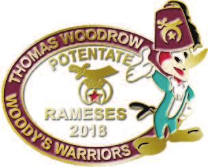 Potentate s Message I L L U S T R I O U S S I R T H O M A S W. WO O D R OW - P OT E N TAT E Well Nobles, we are more than a quarter of the way through the year.