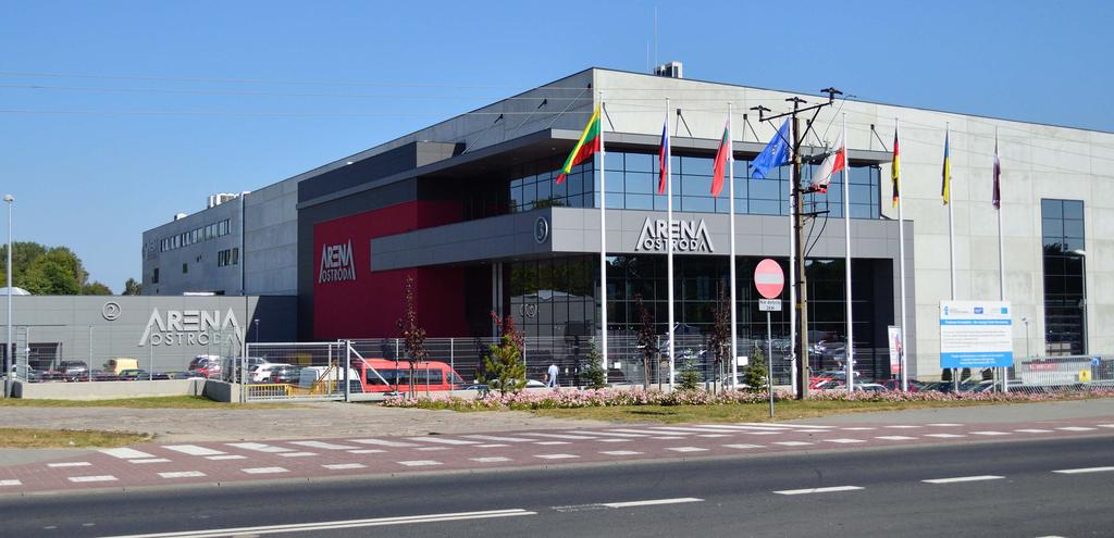 Arena Ostróda / Exhibition center New modern exhibition center ARENA Ostróda - exhibition area of