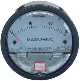 Magnehelics are simple, high accuracy and inexpensive diaphragm-actuated differential pressure gauges.