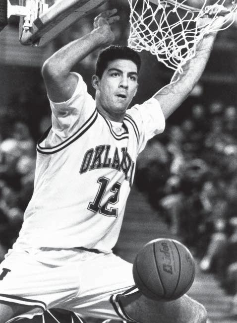 .. A 1989 consensus All-American in... Also named Big Eight Player of the Year as a senior... Logged the third-highest single-season scoring average (26.0 ppg) at OU and netted 10.1 rebounds a game.