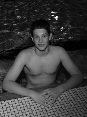 His goals for this season are to swim at districts and to get in shape.