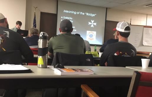 Schut, and FF Price traveled to Coralville Fire Department on evening for a hour seminar called Barn Boss Leadership by Brian Ward.