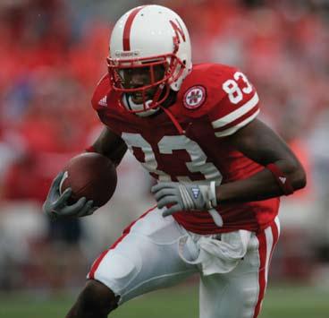 7 on NU s all-time receiving yardage list (1,133) 21 consecutive games with a reception (second-longest in NU history) Terrence Nunn ranks as a dangerous dual threat for Nebraska in 2006 as both a