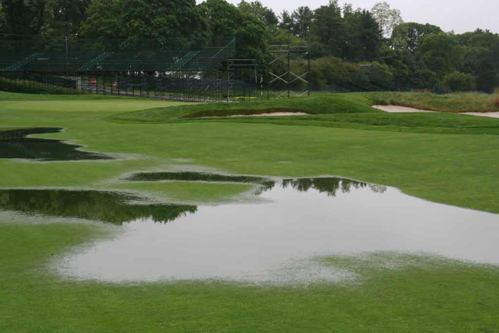Impacts of Prolonged Saturation Thin putting greens Shallow root systems Excessive ball marks