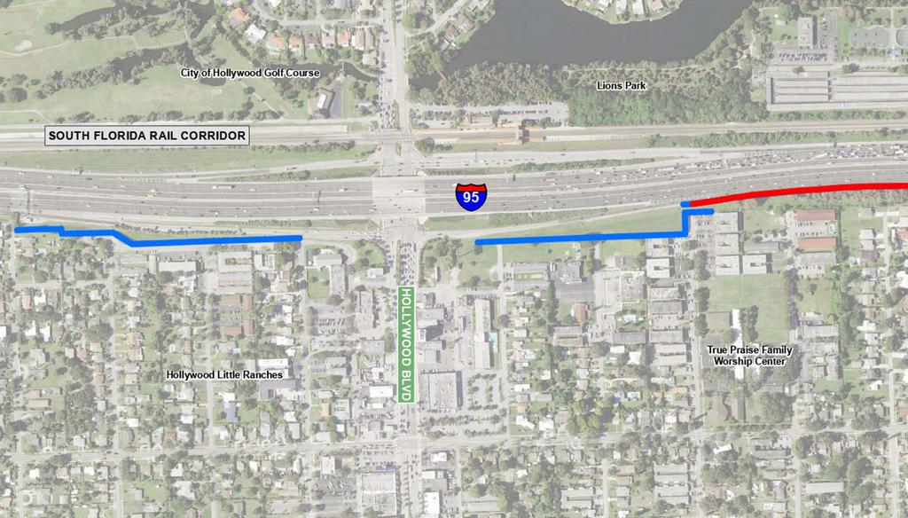 EXISTING AND PROPOSED REPLACEMENT NOISE WALLS ALONG I-95 Existing 18 Tall