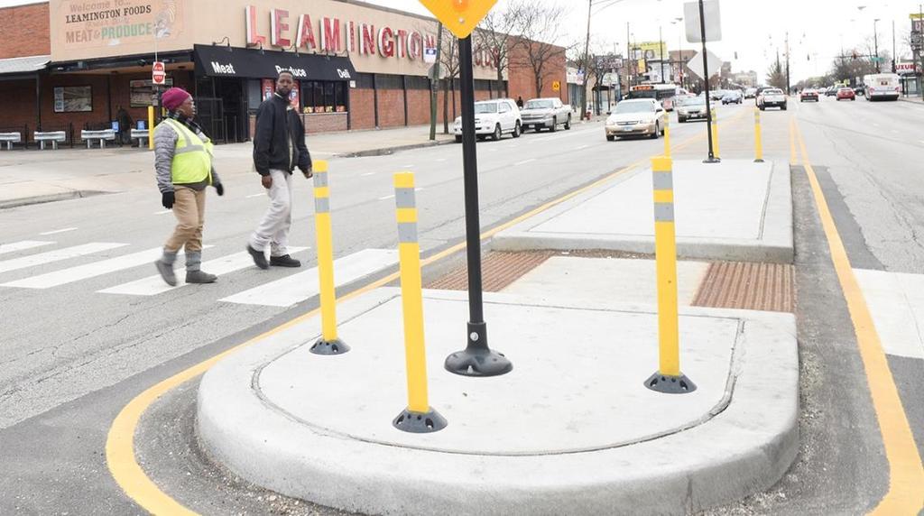 comfort for everyone using the street. $2 million from Alderman in Menu-funded Vision Zero improvements.