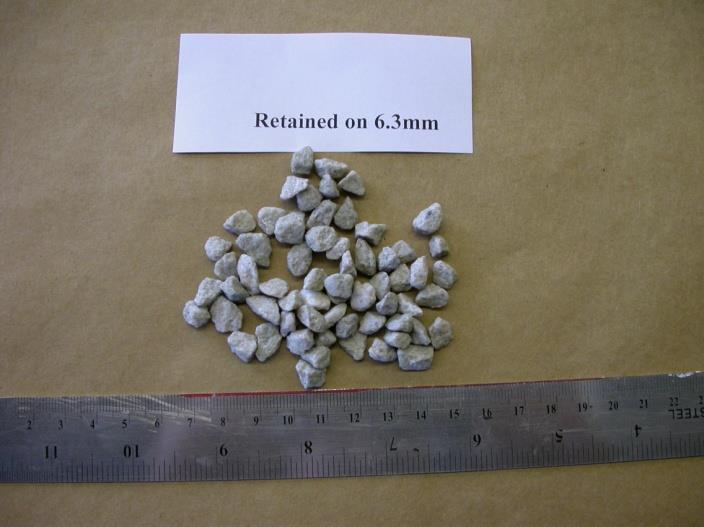 6.3 mm NMAS Mix Placed at 1 inch thickness Aggregate: