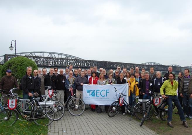 European Cyclists Federation ECF is the umbrella federation of national and regional cycling