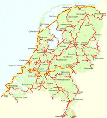 The routes The European, national and