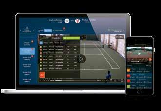 ON-COURT INSTANT VIDEO REVIEW AND ANALYTICS, AUDIBLE LINE CALLS, TARGET ZONES AND MORE. FROM WARM-UP TO PRACTICE TO MATCHES, THE DOES IT ALL.