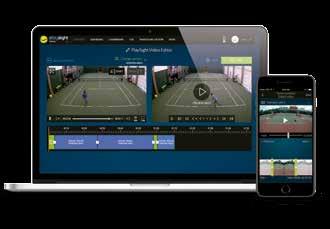 ANALYZE YOUR GAME With comprehensive analytics (speeds, percentages, patterns), multi-angle video, and automatically tagged strokes for instant