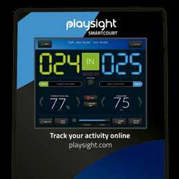 OFF-COURT UNLOCK THE FULL POWER OF THE SYSTEM THROUGH THE PLAYSIGHT APP OR PLAYSIGHT.
