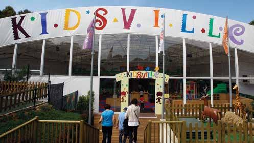 A COLORFUL WORLD KIDSVILLE A colourful, amusing world for kids at Kemer Country Club Kemer Country Club also offers countless privileges for kids.