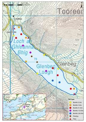 1 Location map of Glenbeg Lough