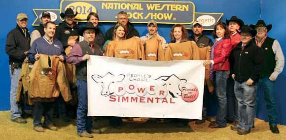 ATTEND THE 11th Annual Power SIENTAL Event! At the 2015 National Western Stock Show Simmental Pen Show For just $100, you can be the judge!