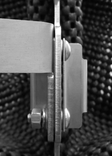 9.2. Bracket A Side view bracket A bottom side top side nut screw spring ring flat washer bracket A clip adapter plate flat