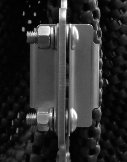 9.5. Bracket D spring ring flat washer clip adapter plate flat washer clip nut screw bottom side Parts list bracket
