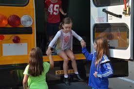 If anything falls underneath or in front of the bus, leave it do not retrieve it. Step away from the bus and talk to the school bus driver.