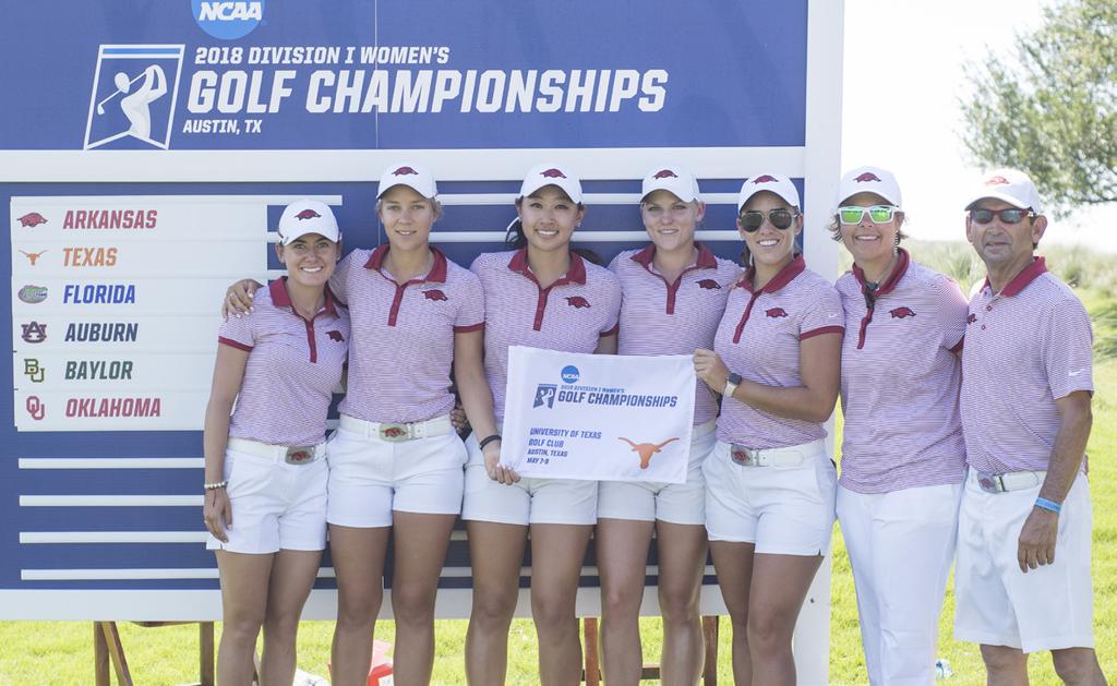 Rudolph Championship Arkansas has played 10 tournaments a total of 82-under par Nine of Arkansas 30 rounds rank in the program s top-10 lowest scores NCAA Regional second round score of 271 is second