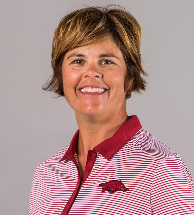 HEAD COACH SHAUNA TAYLOR 11TH SEASON AT ARKANSAS In 2017-18 Coached team to single-season program-best seven tournament titles Coached individual to seven medalist honors, the most in program history