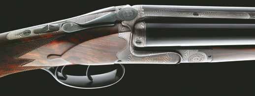 An English or pistol grip stock hand checkered in 5 stars Turkish walnut.