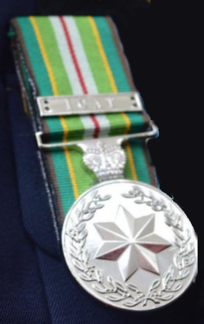 Australian Service Medal Clasp International Coalition Against Terrorism (ICAT) The Australian Active Service Medal is an Australian military decoration.