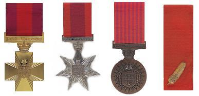 AUSTRALIA BRAVERY DECORATIONS All awards are for military personnel or civilians. The medals all have the Australian Coat of Arms and the Federation Star and are ensigned with the Crown of St.