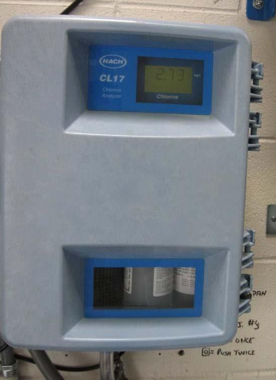 Monitoring Chlorine Concentration Point of Entry 23 Residual disinfectant concentration cannot be less than 0.
