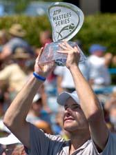 Vera Zvonareva and Andy Roddick took home the Waterford Crystal at the 2006 W&SFG Masters & Women s Open.