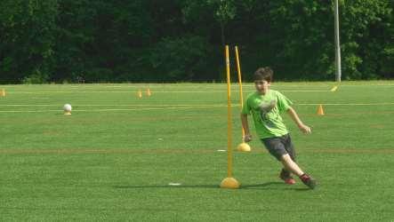 Also on the upper field, Rec Soccer had an Agility