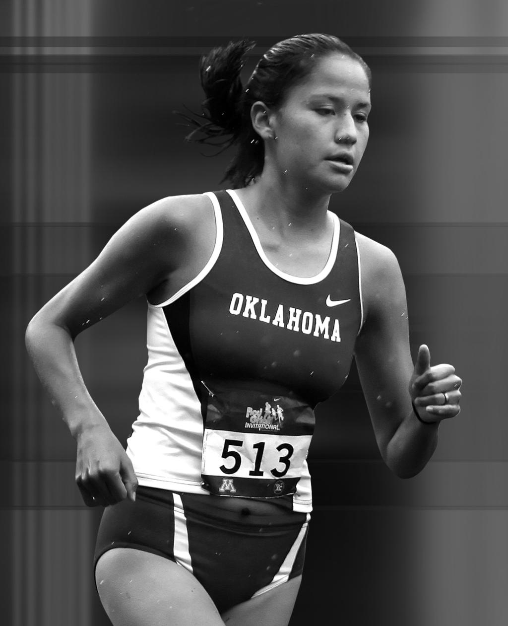 THE SOONERS KELLY WATERS woman s profiles oklahoma track &
