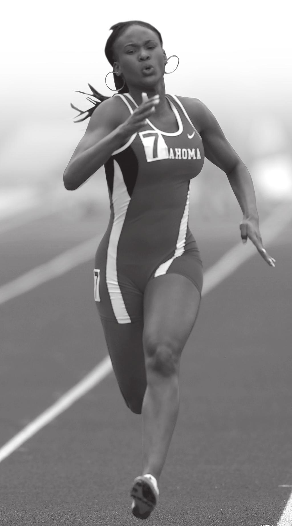 36) 2008 All-Big 12 Conference (Outdoor 100, 200, 4x100, long jump) 2008 All-Big 12 Conference (Indoor 60, long jump) 2007 NCAA All-American (Outdoor 4x100) 2007 Big 12 Champion (Outdoor long jump