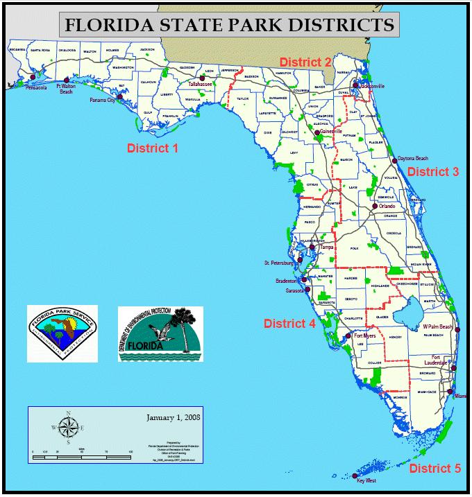 SOURCE: Communication from Brady Harrison, Florida State Parks, Florida Department of Environmental