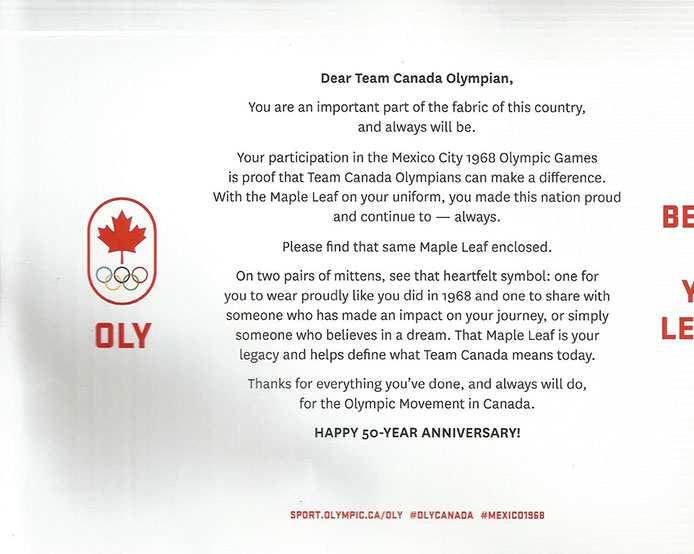In 2018, the Canadian Olympic Committee sent Ehrlick a 50-year anniversary gift commemorating his participation in the 1968 Olympics with his beloved horse.