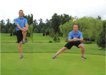 Lateral Lunge Lift your knee to chest & drop into lateral lunge Drive