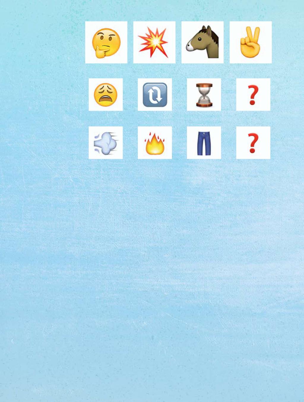 2 Emoji Quiz How well do you know your emojis? Use these clues to find the names of some of harness racing s biggest stars of the past and present.