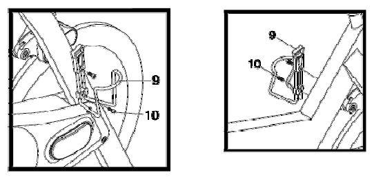 Note: Pull lever of Lock Lever (#18) backward and then release to adjust the angle of Lever. 2.