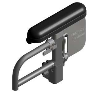 ARMRESTS Adjustable Height, Paediatric 3 9 9 5 3 0 3 5 5 5 5 3 STANDARD SEAT WIDTH REQUIRES ()INNER CLAMP (ITEM 5) AND USES -/ LONG MOUNTING SCREW (ITEM a) EXTENDED SEAT WIDTH REQUIRES () INNER
